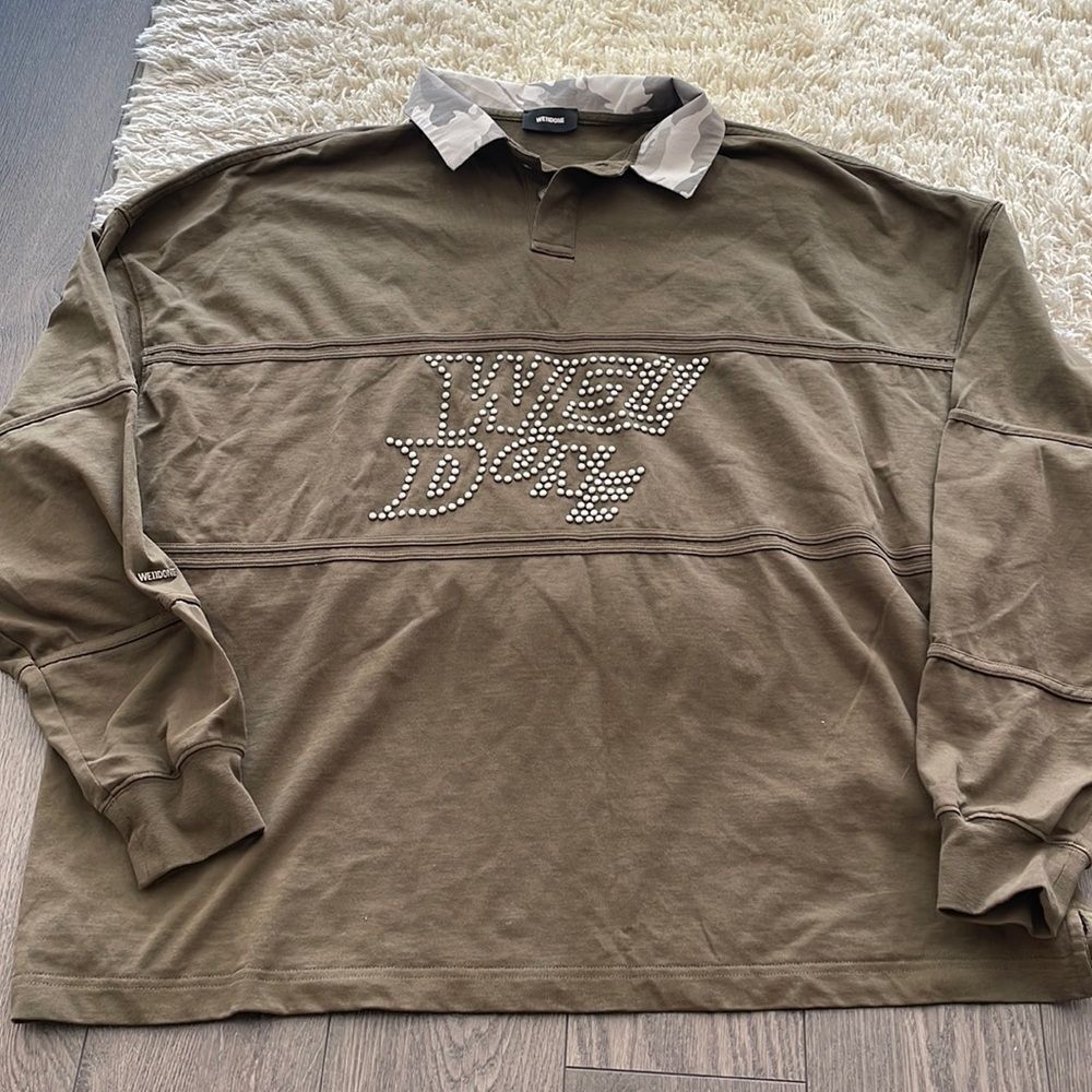 WE11DONE | Overized Polo Longsleeve